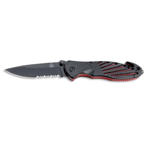 PUMA TEC KNIFE 7319911 ONE HAND RESCUE SKELETON BLACK-FOLDING BLADE