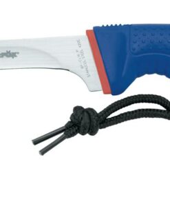 Fox black fox filet knife blue and red 440C polypropylene handle CL18P