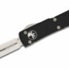 Microtech 122 4 Ultratech AUTO OTF 3.46 Satin Double Edge Dagger Blade Aluminum Handles Knife