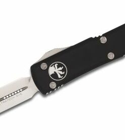 Microtech 122 4 Ultratech AUTO OTF 3.46 Satin Double Edge Dagger Blade Aluminum Handles Knife