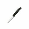 VICTORINOX SWISS CLASSIC PARING KNIFE SERRATED BLACK 8CM 2 V6.7633.B 01