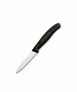 VICTORINOX SWISS CLASSIC PARING KNIFE SERRATED BLACK 8CM 2 V6.7633.B 01