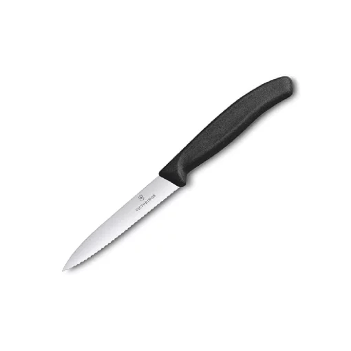 Victorinox Swiss Classic Paring Knife Serrated Black 10cm Knife V6.7733