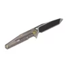 WE KNIFE GREY HANDLE, BLACK BADE- 610G