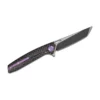 WE KNIVES BLACK HANDLE COMPANY KNIFE- 604A