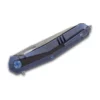 WE KNIFE ALIBER BLUE TITANIUM HANDLE KNIFE- 808A