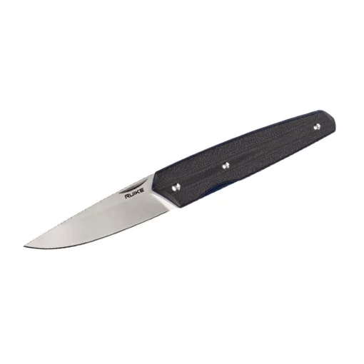 RUIKE Liner Lock Knife Black G-10 (3.5" Satin)- P848