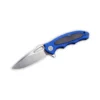 Shard Flipper Knife Blue G10 Handles with Carbon Fiber Overlays- C806C
