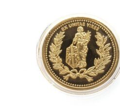 Microtech Continental Coin - Gold Embellished 24K