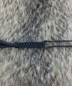 WE A-03B BLK tied paracord lanyard