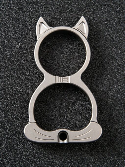 We A-07D Grey Ti Material Collectible Knuckle With S/S Beadchain