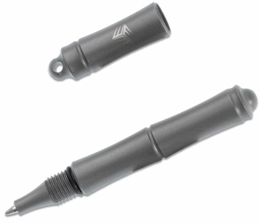 We Knife TP-04B Syrinx Screw Cap Pen, Grey Titanium