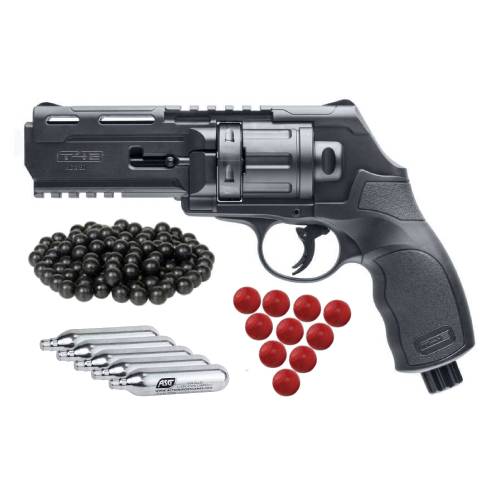 Outdoor & Velocity - Umarex T4E HDR 50 CAL KIT 3 TORCH The Umarex HDR 50 T4E  Home Defence revolver is a sturdy home defence training revolver. Therefore  it has visible strengths 