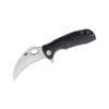 HONEY BADGER CLAW SMOOTH FLIPPER BLACK D2 MEDIUM KNIFE- HB1115