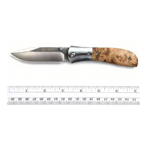 CRKT BURL WOOD W/OUTBURST ASSISTED KNIFE -M4-02W