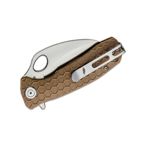 Honey Badger Tan Claw Small Folding Knife- Hb1142