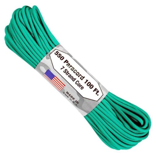 CORE TEAL 550 PARACORD AT-S11-TEAL 100FT 7 STRAND