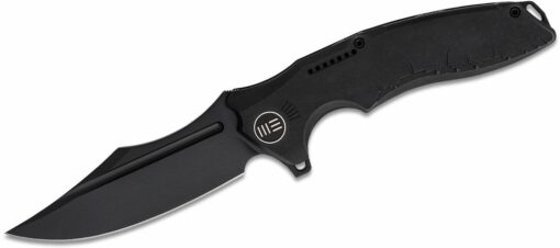 We Knife 814C Chimera Black Titanium Handles Black Stonewashed Blade