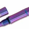 We Knife TP-04D Syrinx Screw Cap Pen, Purple Titanium