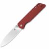 QSP QS102-E PARROT D2 FOLDING KNIFE RED MICARTA HANDLE