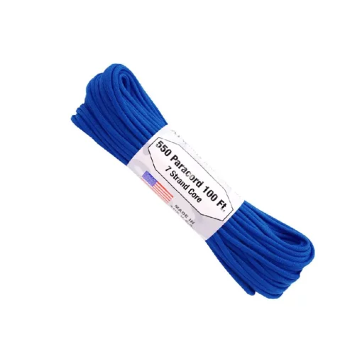 PARACORD 550 100FT 7 STRAND ULTRAMARINE BLUE - AT-S27-UL-M-BL