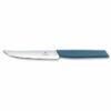 Victorinox Swiss Modern Steak Knife Plain 12CM Blue V6.9006.122