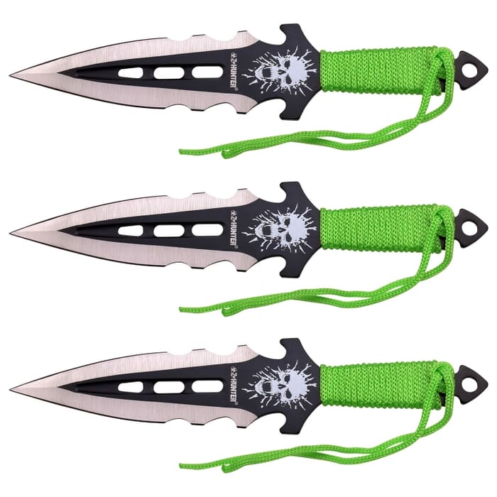 Z HUNTER ZB-135-3 THROWING KNIFE SET - Blades and Triggers