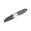 KIZER DEVIANT BLACK MICARTA & WHITE G10 KNIFE-V357A2