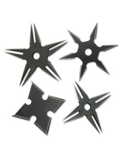Perfect Point RC-108-4B Throwing Star Set