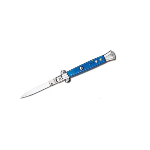 SIDE OPEN SPRING KNIFE BLUE HANDLE-6054