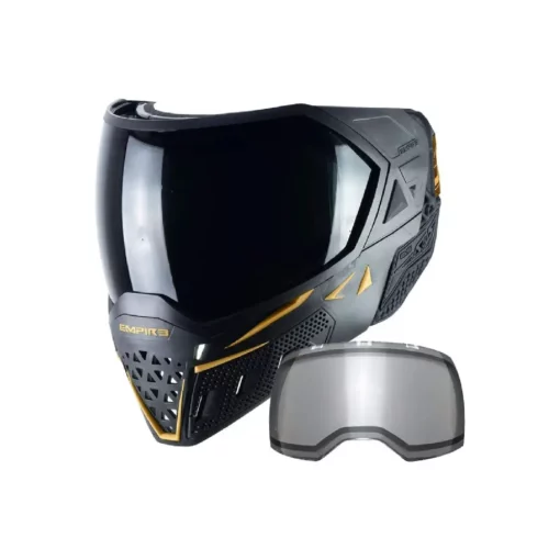EMPIRE EVS GOGGLE BLK/OLIVE NINJA LENS + FREE CLEAR THERMAL LENS