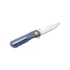 KIZER V3614C2 COMET KNIFE BRASS MICARTA BLUE- V3614C2