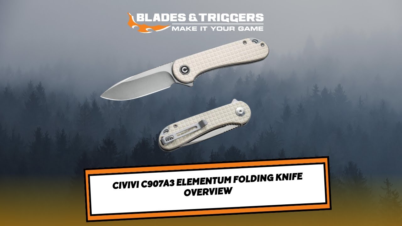 CIVIVI Elementum C907A-3 Folding Knife Overview
