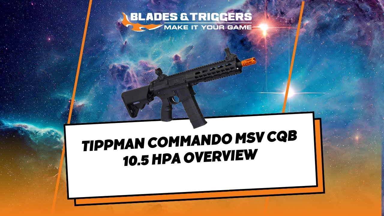 Tippmann Commando MSV CQB 10.5 HPA Overview