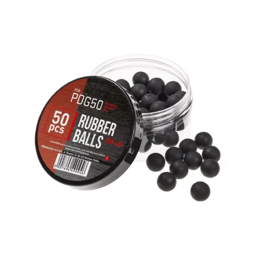 TRAINING RUBBER BALLS .50CAL PACK OF 50
