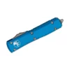 Microtech ultratech s/e blue apocalyptic partial serrated- 121-11APBL