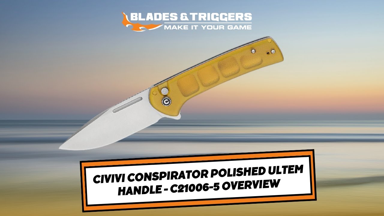 CIVIVI Conspirator Polished Ultem Handle - C21006-5
